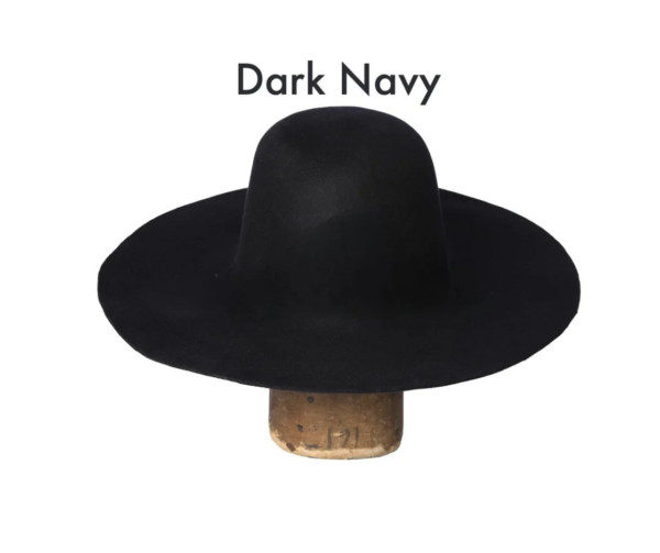 Dark Navy Felt Hat